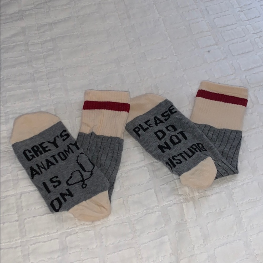 greys anatomy socks